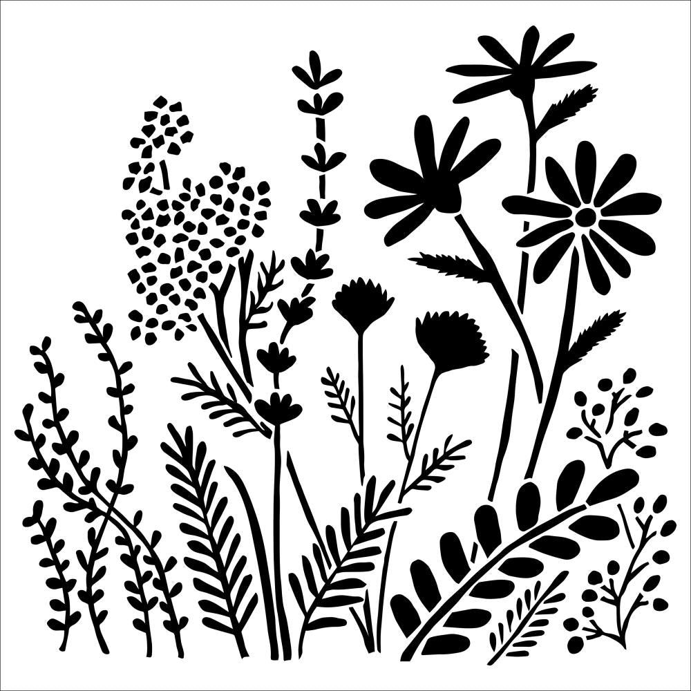 Crafter's Workshop Template 12X12 - Summer Meadow - Crafty Divas