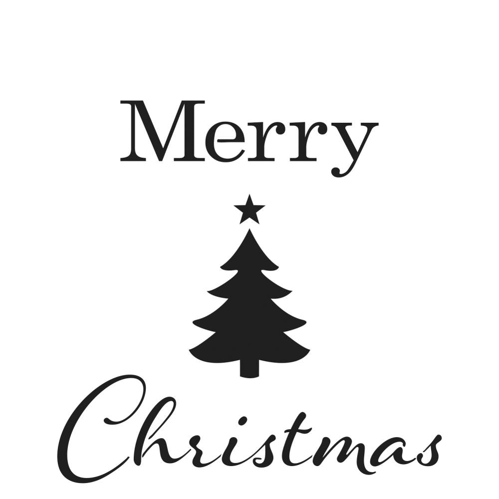 Crafters Workshop Template 6X6 - Merry Tree - Crafty Divas