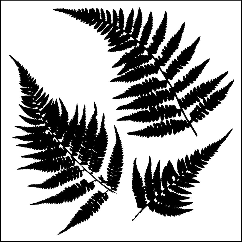Crafter's Workshop Template 6"X6" - Mini Ferns - Crafty Divas