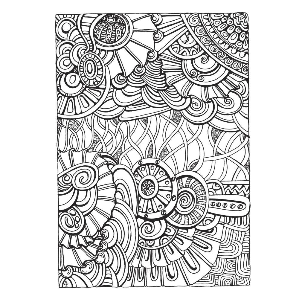 Creative Haven Colouring Book - Entangled - Crafty Divas