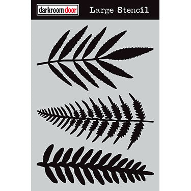 Darkroom Door Large Stencil - Ferns - Crafty Divas