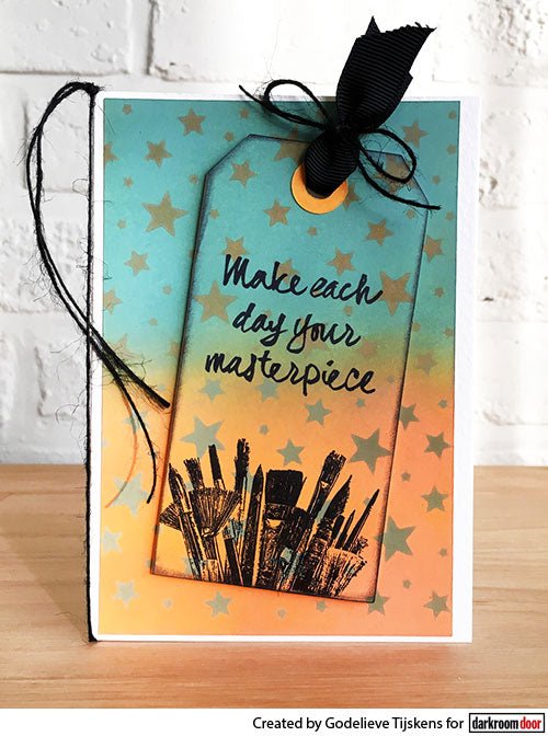 Darkroom Door Small Stencil - Starry Night - Crafty Divas