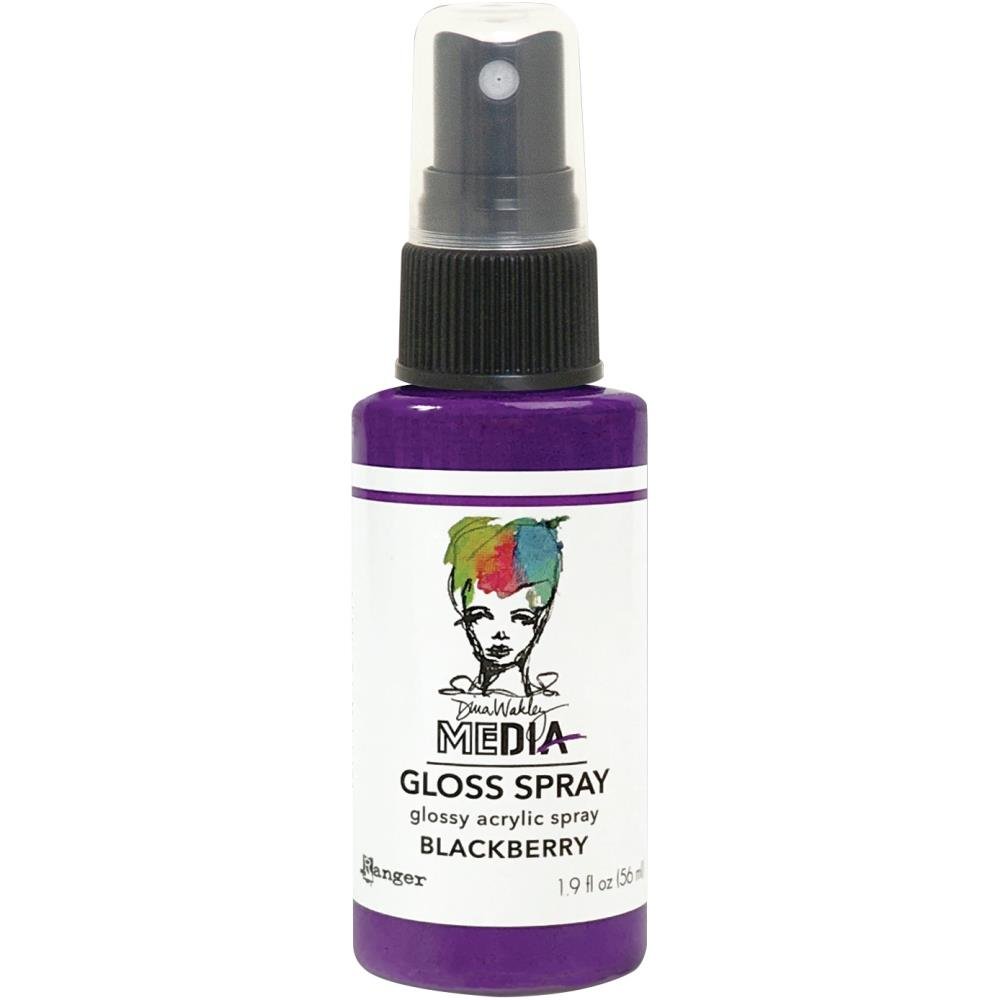 Dina Wakley Media Gloss Sprays - Blackberry - Crafty Divas