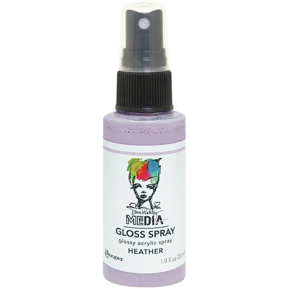 Dina Wakley Media Gloss Sprays - Heather - Crafty Divas