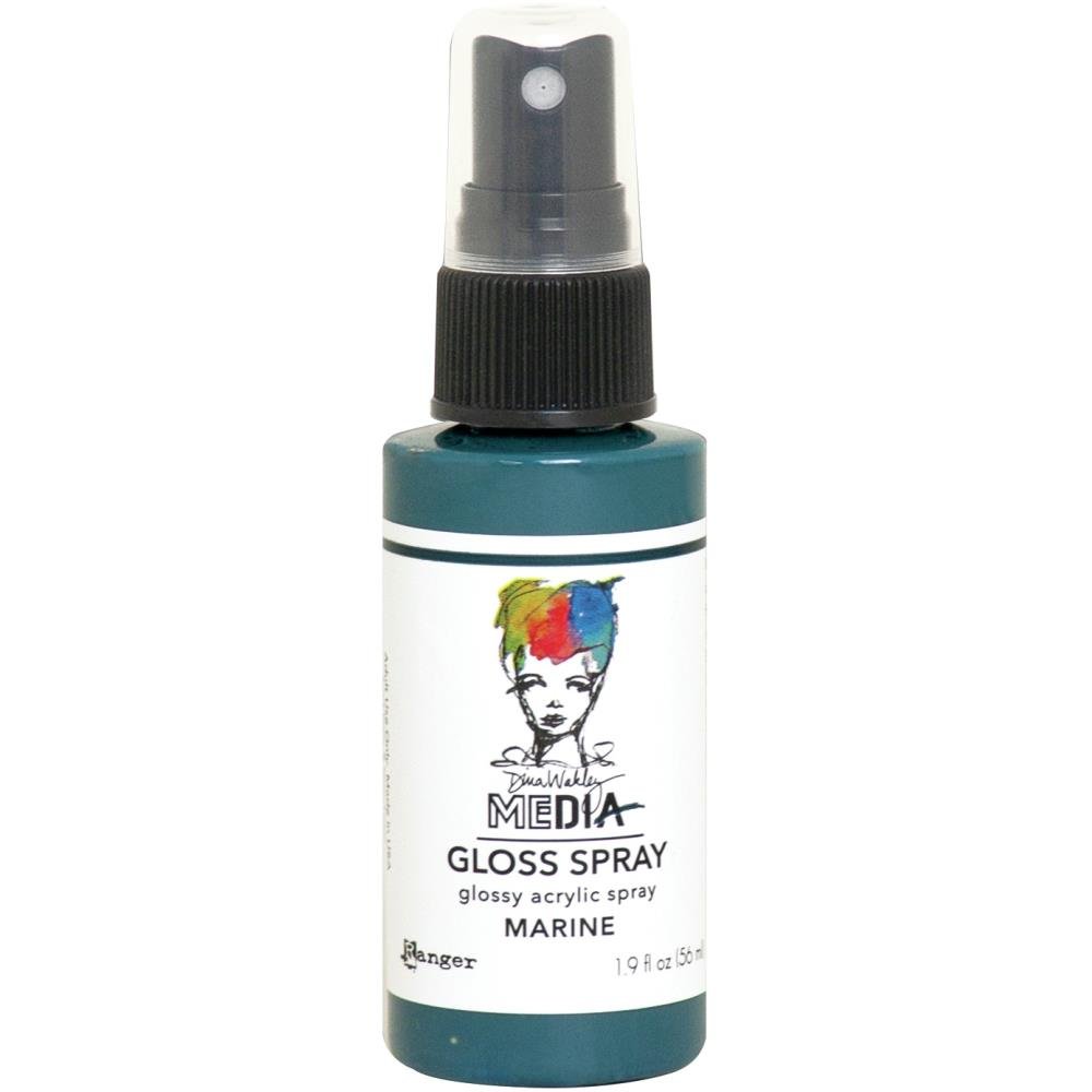 Dina Wakley Media Gloss Sprays - Marine - Crafty Divas