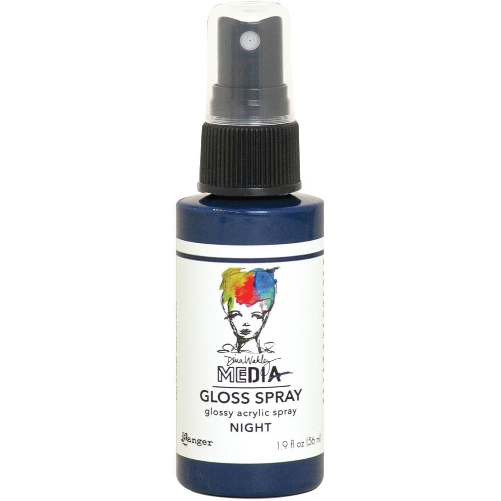 Dina Wakley Media Gloss Sprays - Night - Crafty Divas