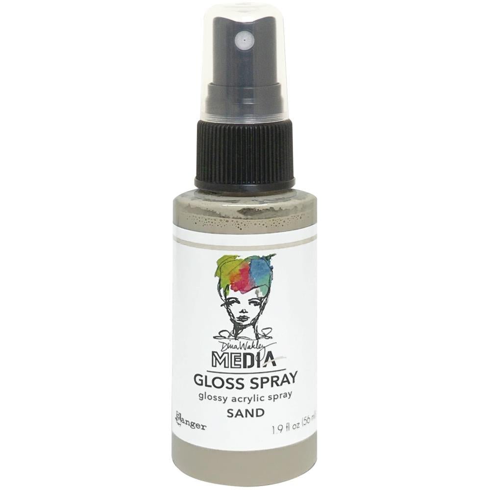 Dina Wakley Media Gloss Sprays - Sand - Crafty Divas