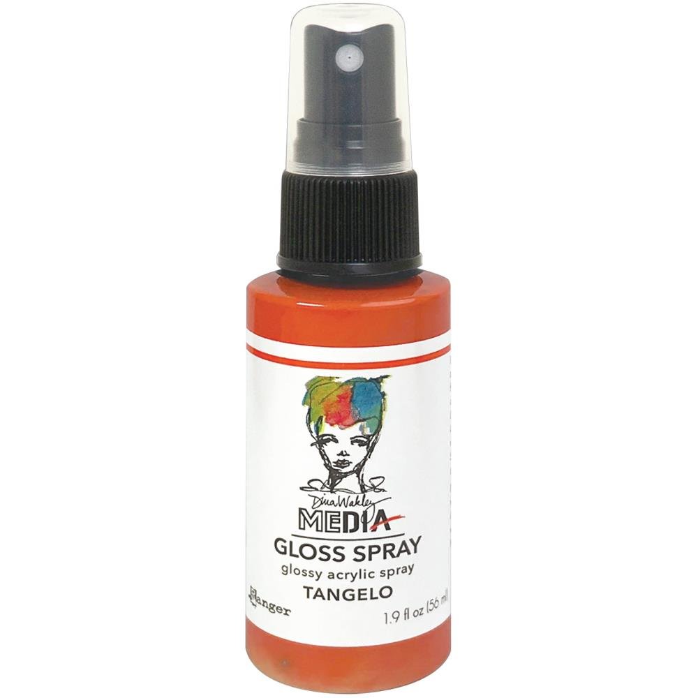 Dina Wakley Media Gloss Sprays - Tangelo - Crafty Divas