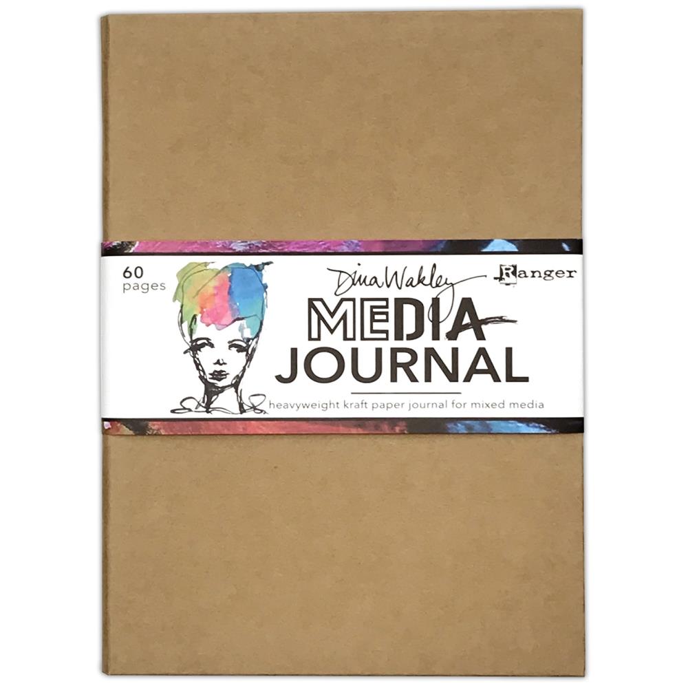 Dina Wakley Media Journal 7.75"X10.25" - Kraft - Crafty Divas