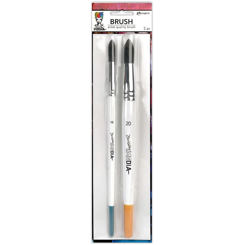 Dina Wakley Media Round Brush Set - 16 & 20 - Crafty Divas
