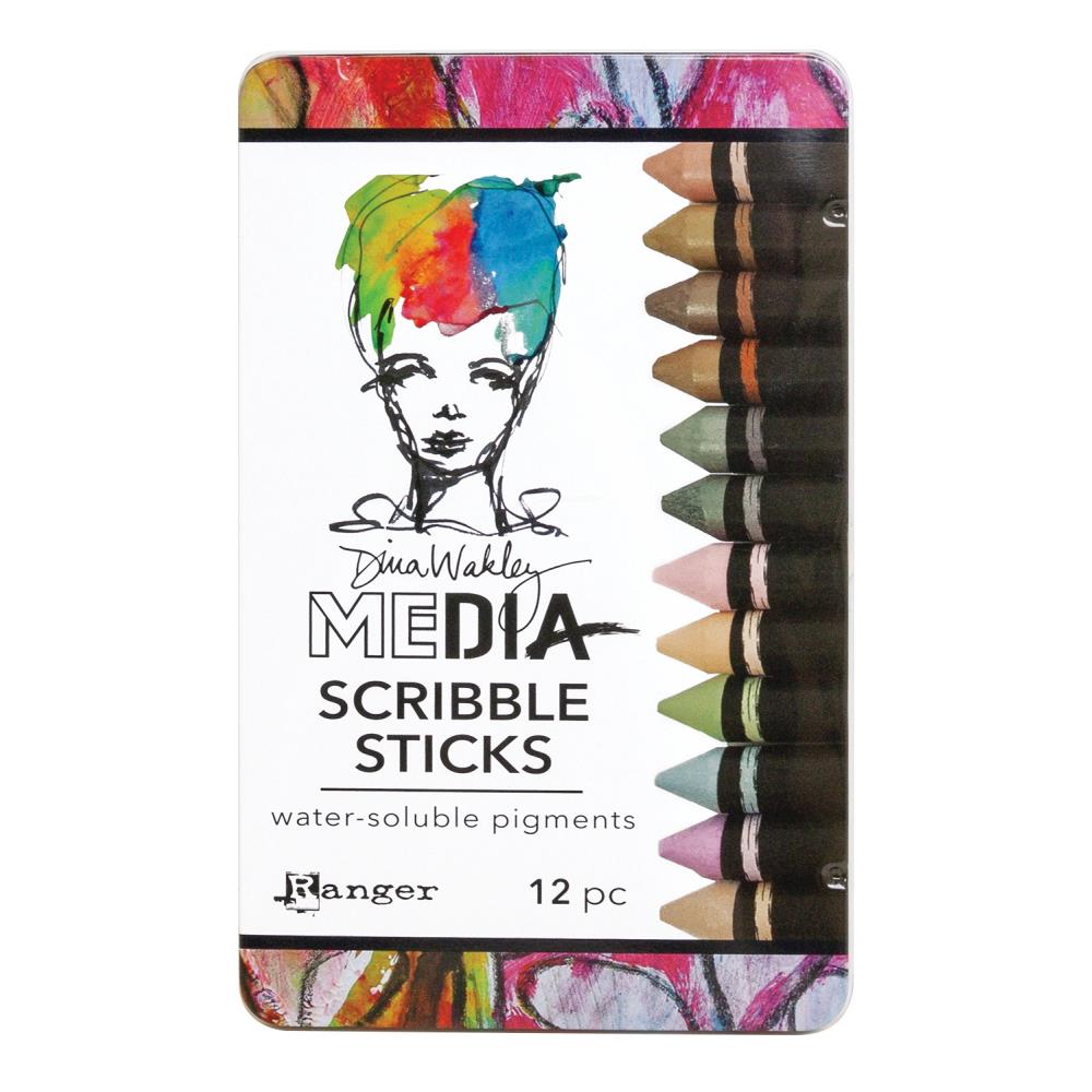 Dina Wakley Media Scribble Sticks 3 - Crafty Divas