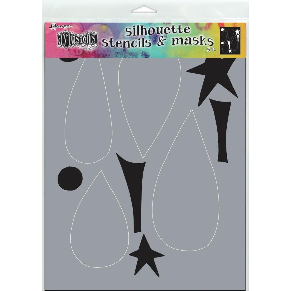 Dyan Reaveley's Dylusions - Stencils 9x12 - A Ton Of Trees - Crafty Divas