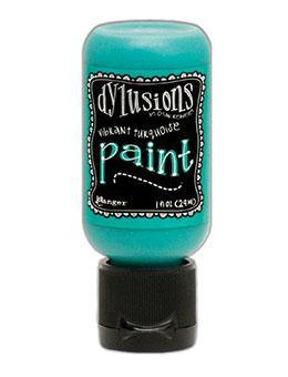 Dylusions Paint Flip Cap - Vibrant Turquoise - Crafty Divas