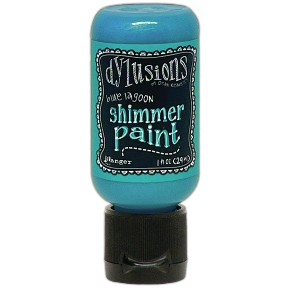 Dylusions Shimmer Paint - Blue Lagoon - Crafty Divas