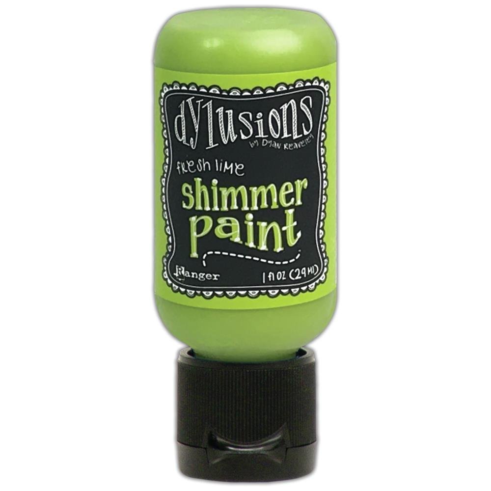 Dylusions Shimmer Paint - Fresh Lime - Crafty Divas