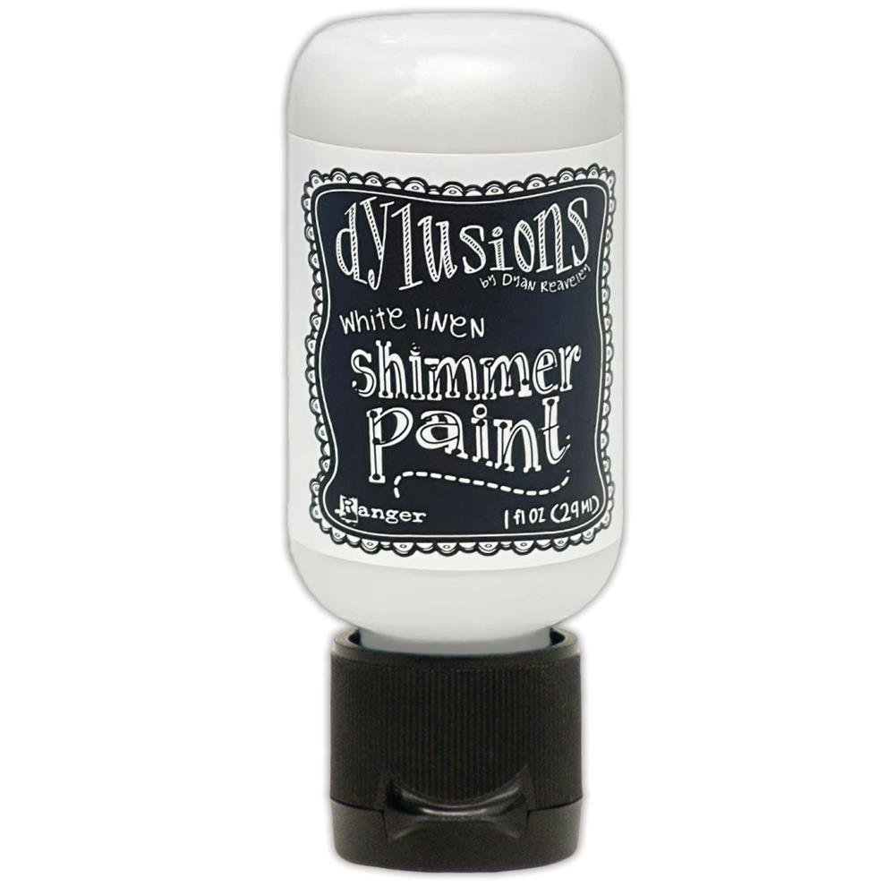 Dylusions Shimmer Paint - White Linen - Crafty Divas