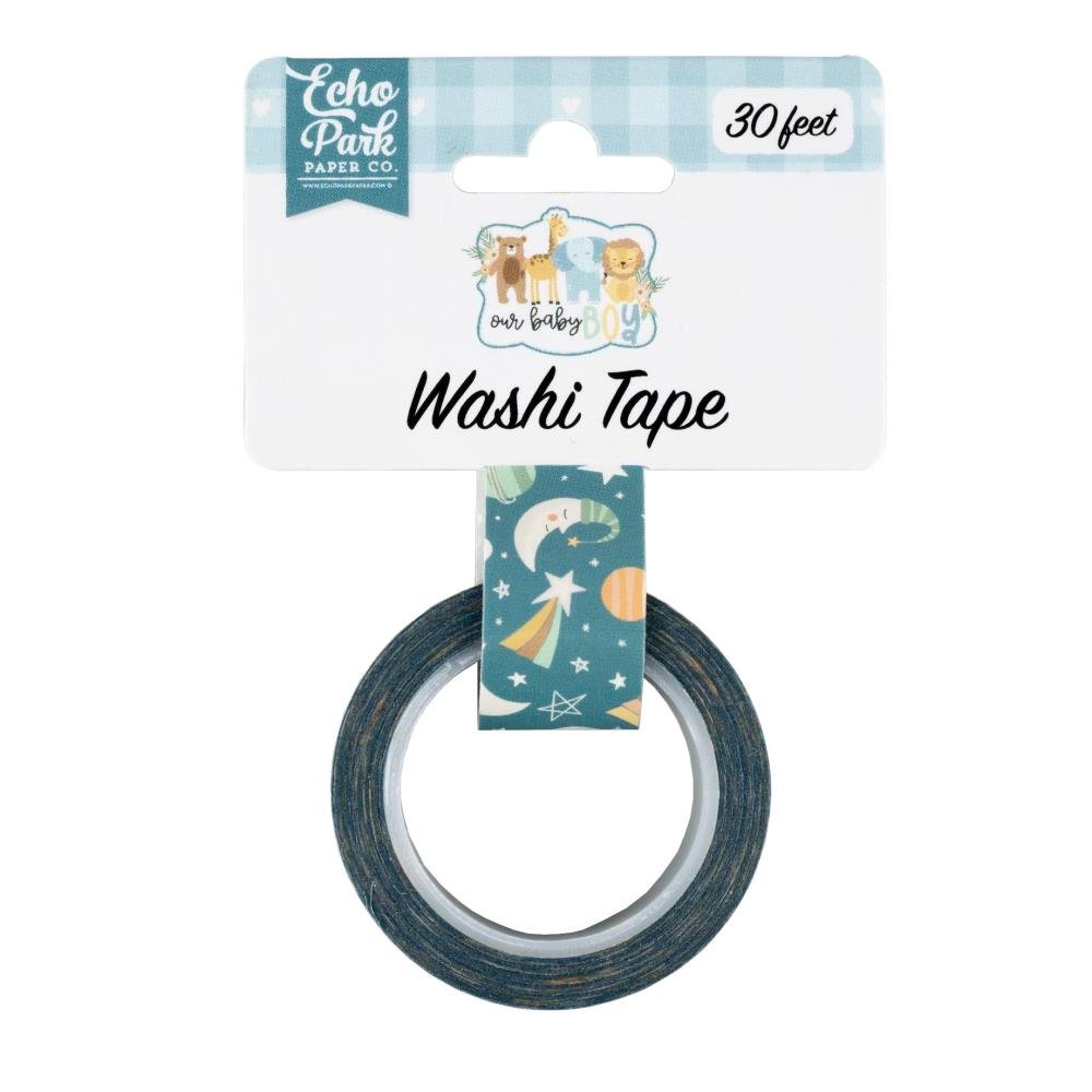 Echo Park Our Baby Boy Washi Tape - Night Sky - Our Baby Boy - Crafty Divas
