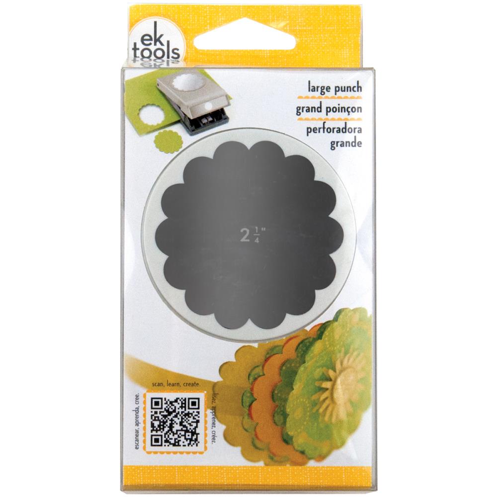 EK Tools - Large Punch - Scallop Circle 2.25inch - Crafty Divas