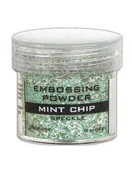 Embossing Speckle Powder - Mint Chip - Crafty Divas