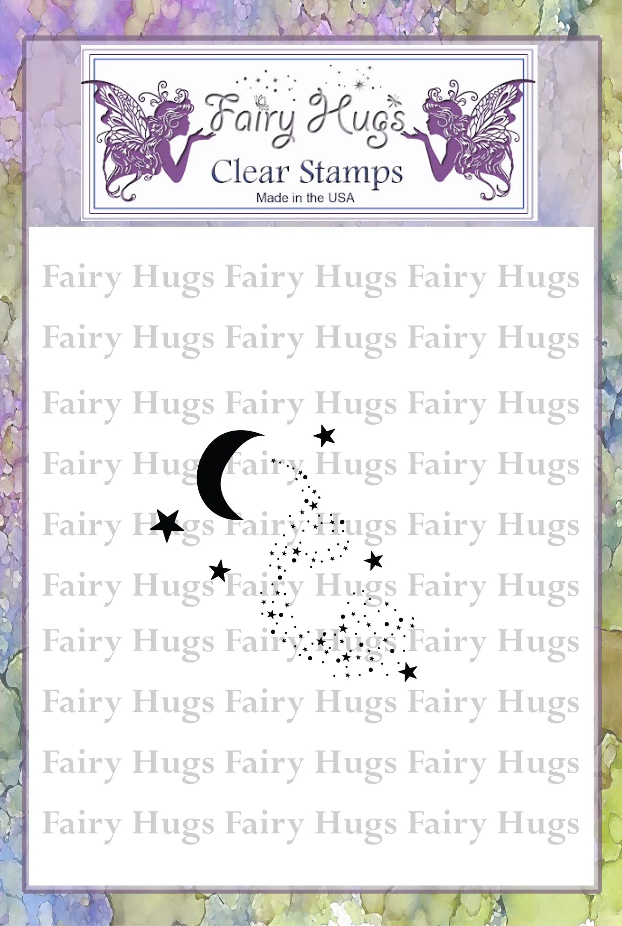 Fairy hugs - Clear Stamp - Moon Dust - Crafty Divas