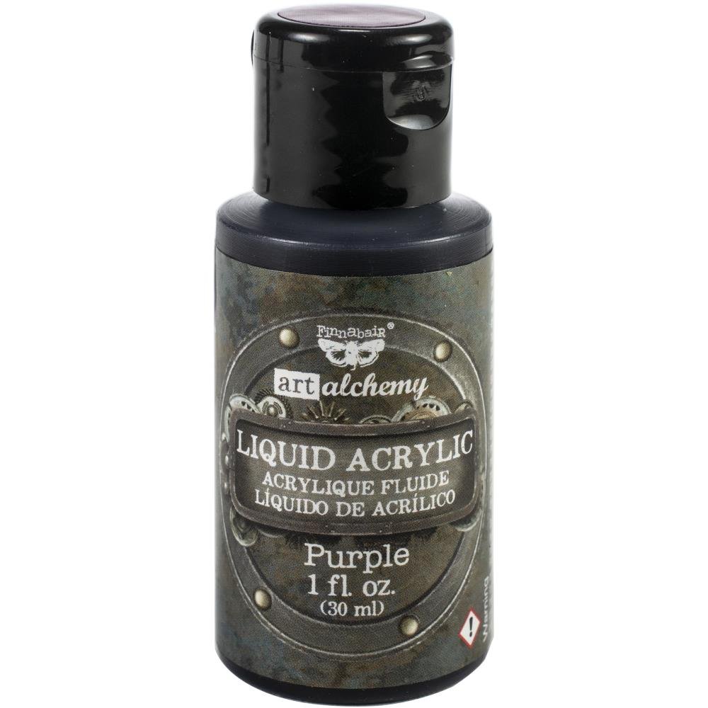 Finnabair Art Alchemy Acrylic Paint 30ml - Purple - Crafty Divas