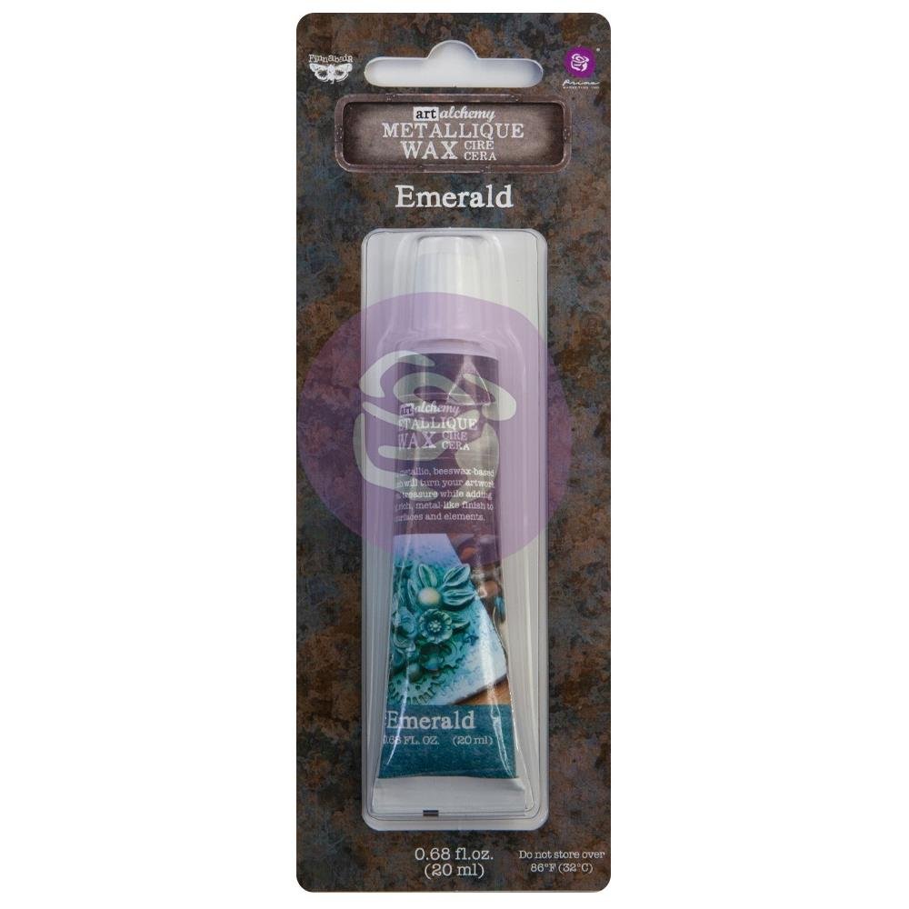Finnabair Art Alchemy Metallique Wax - Emerald - Crafty Divas