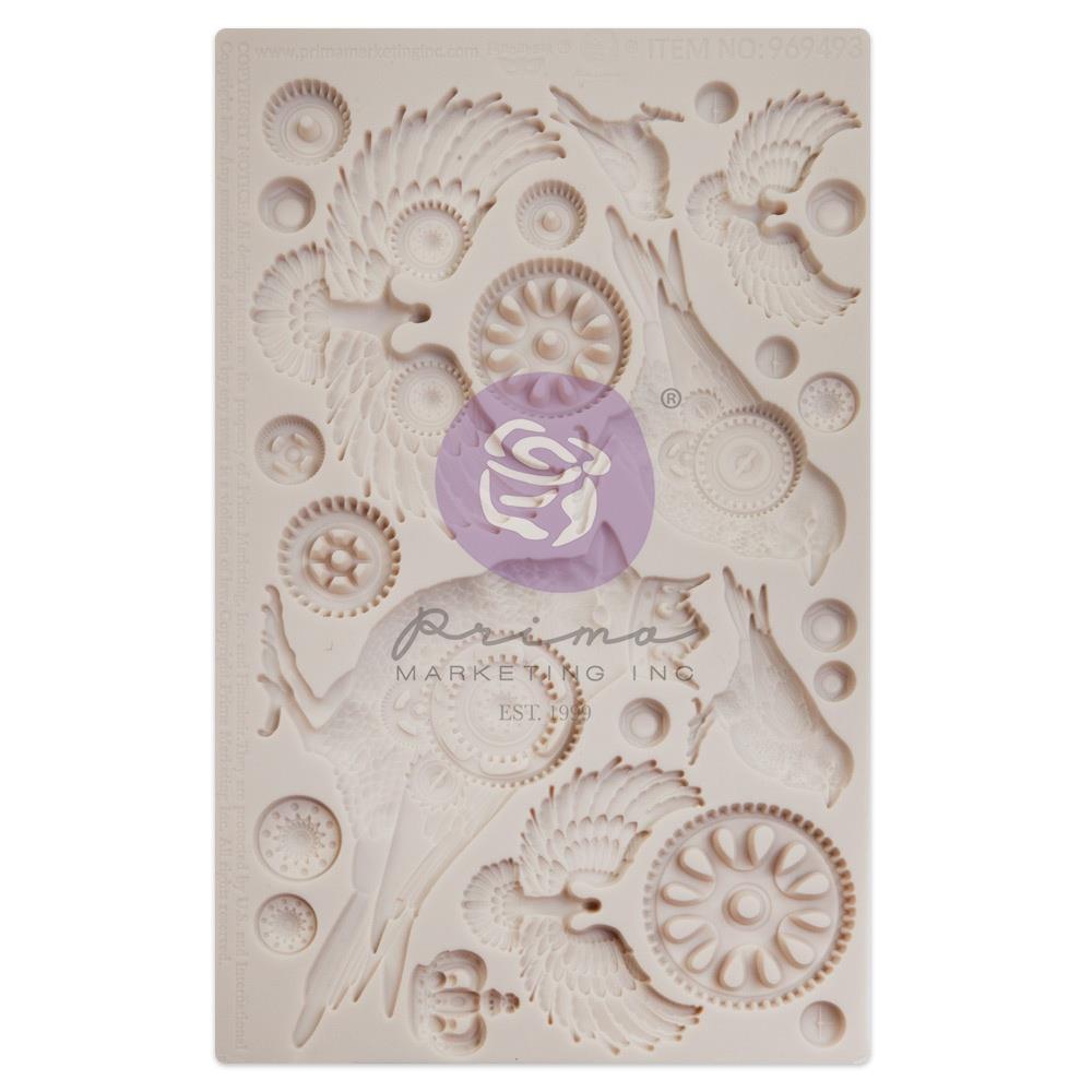 Finnabair Decor Moulds - Clockwork Sparrows - Crafty Divas