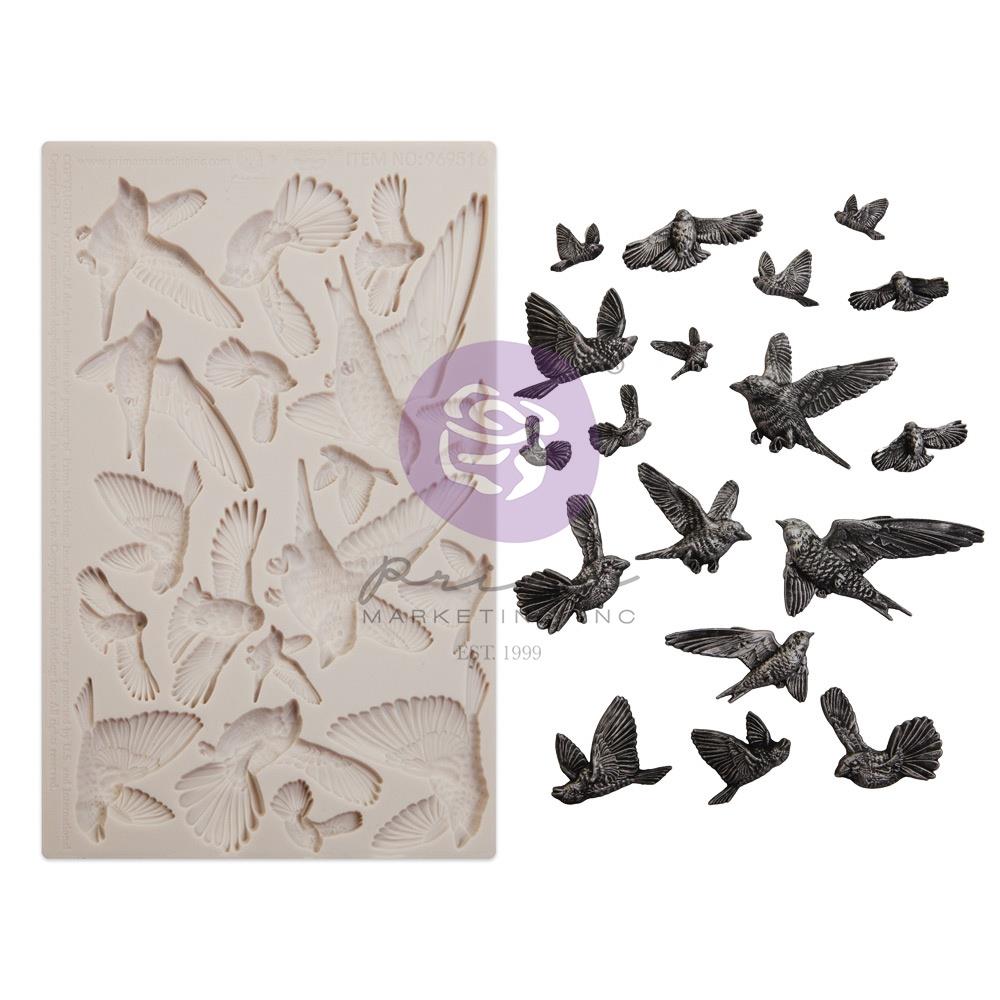 Finnabair Decor Moulds - Flocking Birds - Crafty Divas