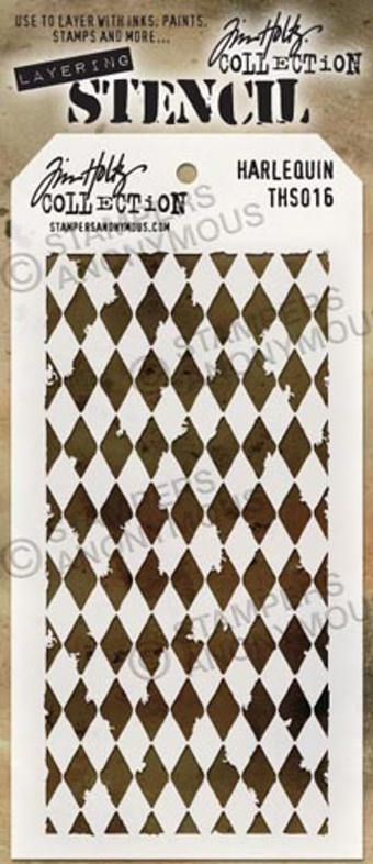 Tim Holtz - Layering Stencil - Harlequin