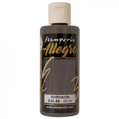 Stamperia Allegro Paint - Anthracite