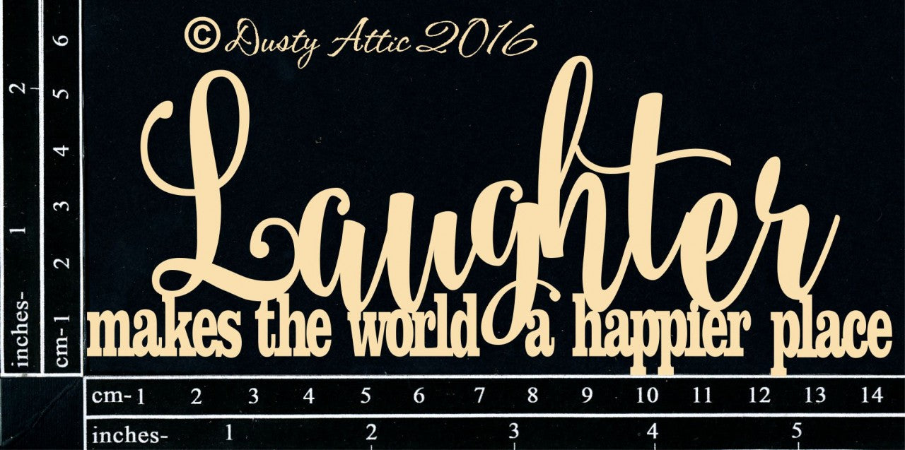 Laughter makes the...