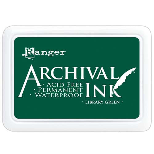 Ranger Archival Ink Pad - Library Green