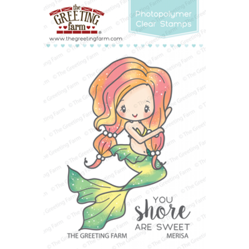 The Greeting Farm Stamps- Merisa Mermaid