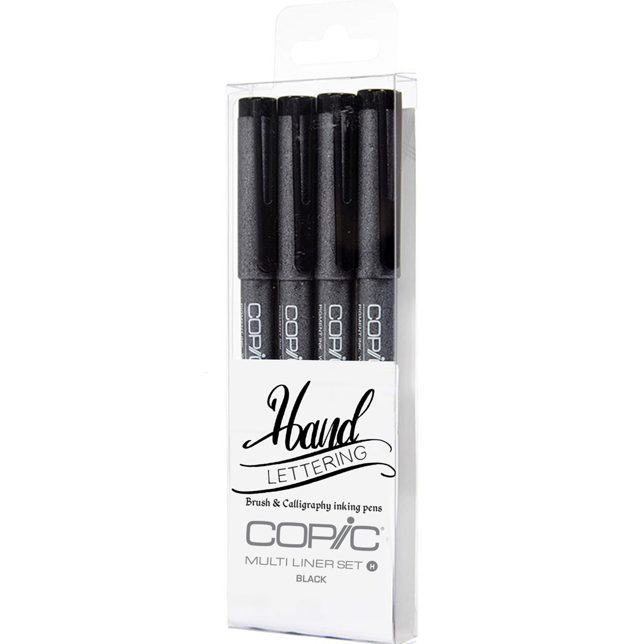 Multiliner Set Hand Lettering Black 4pc