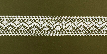 Lace Ribbon, 22mm Cream
