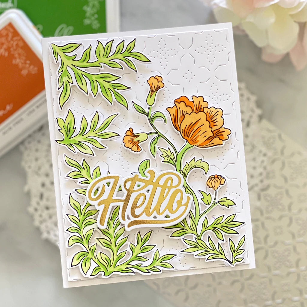 Pinkfresh Studio Clear Stamp Set - Blooming Vines
