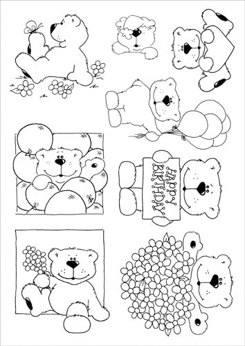 Stamp-it unmounted stamp set - Melanie