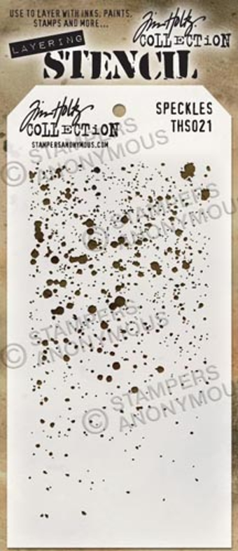 Tim Holtz - Layering Stencil - Speckles