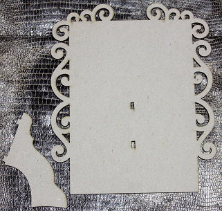 'Swirl Chippy Frame'