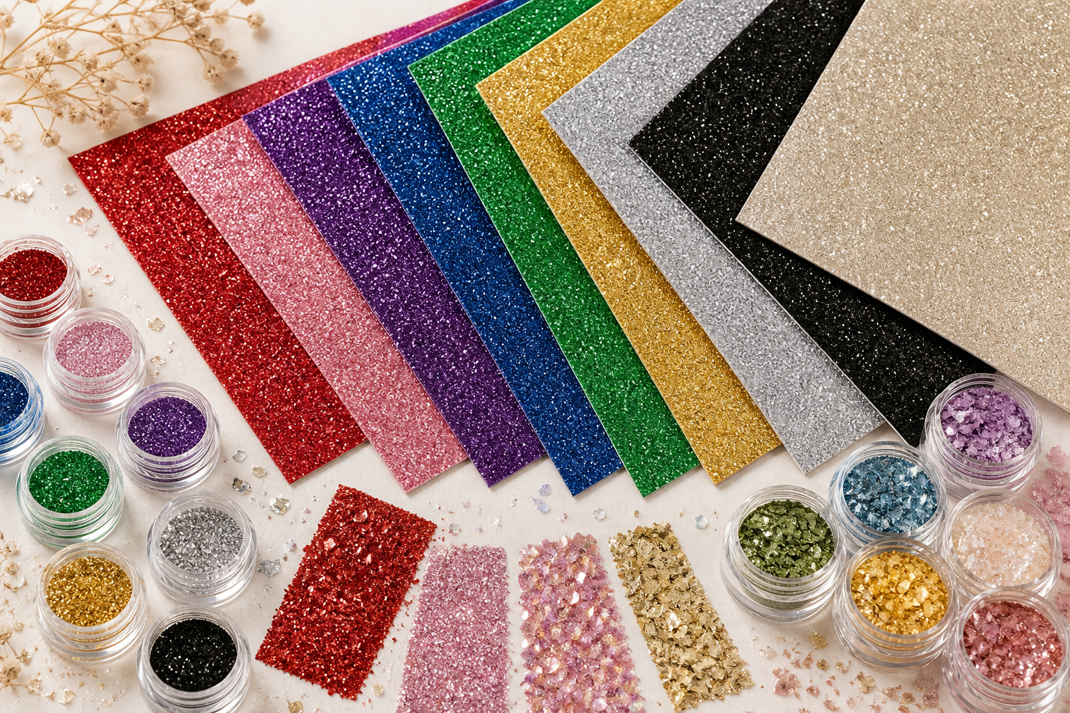 Glitter & Glitter Cardstock