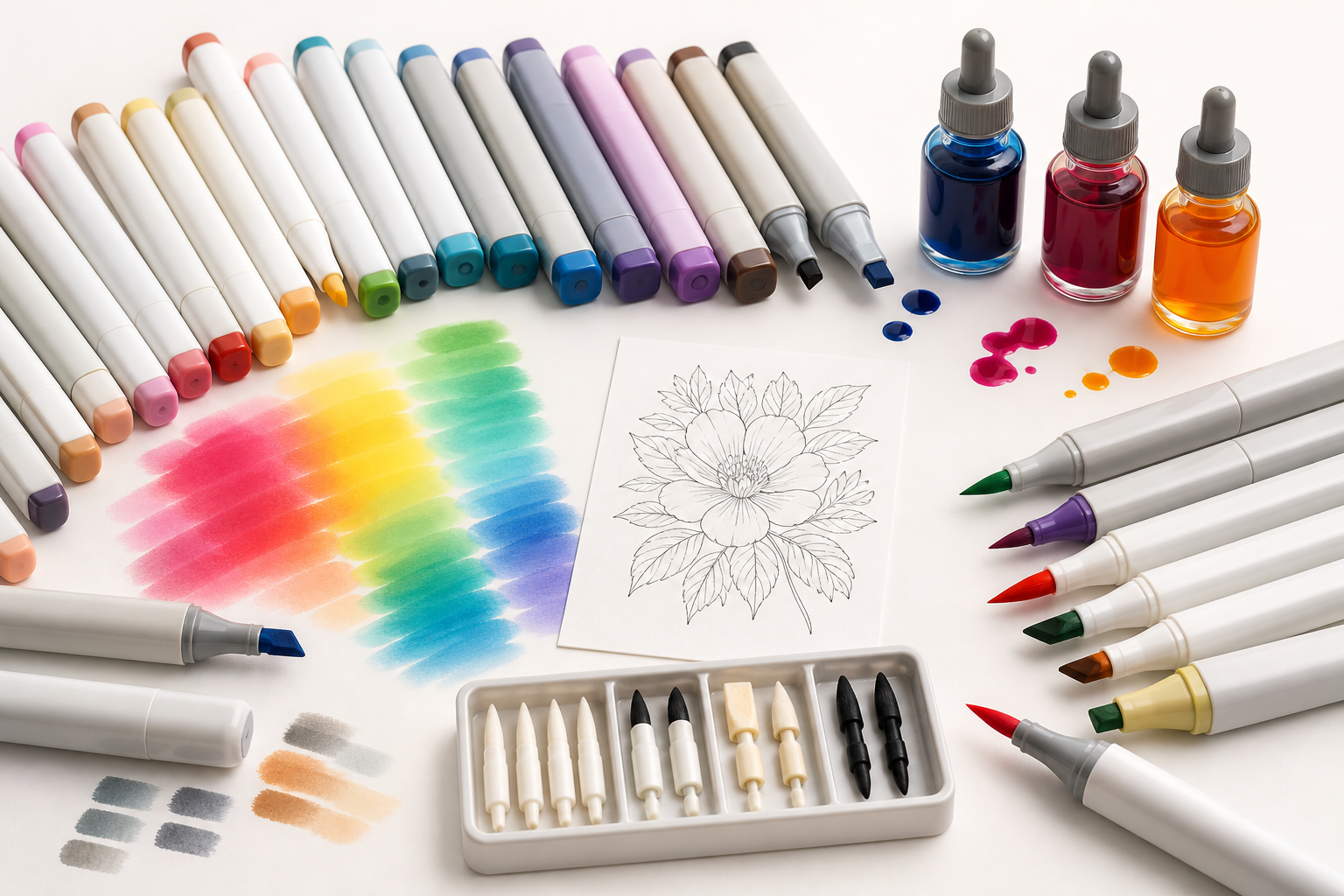 Copic Markers, Inks & Accessories