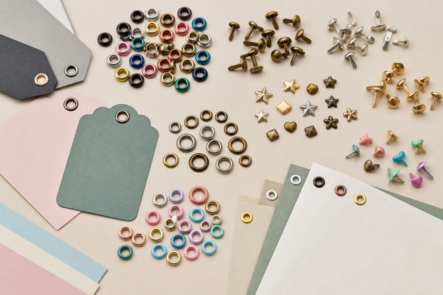 Eyelets, Brads & Grommets