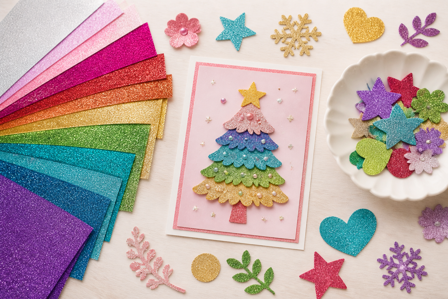 Glitter Cardstock & Sparkle Paper