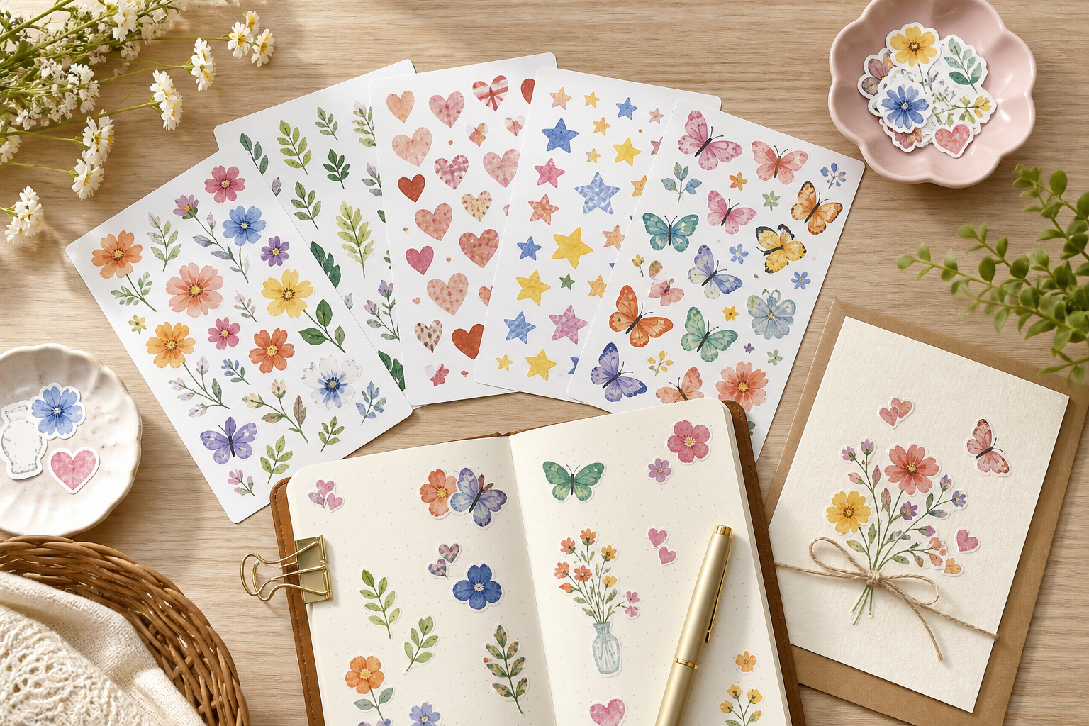 Stickers, Alphas & Sticker Books