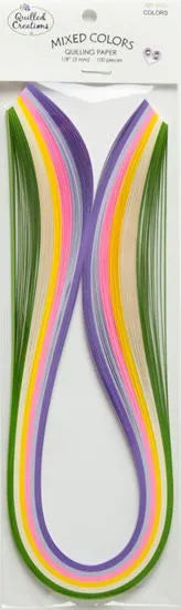 Quilled Creations Quilling Paper Mixed Colours - 3mm - Spring