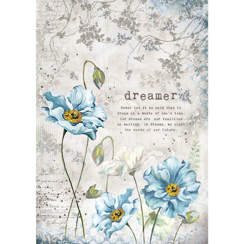 Stamperia Rice Paper Sheet A4 - Dreamer