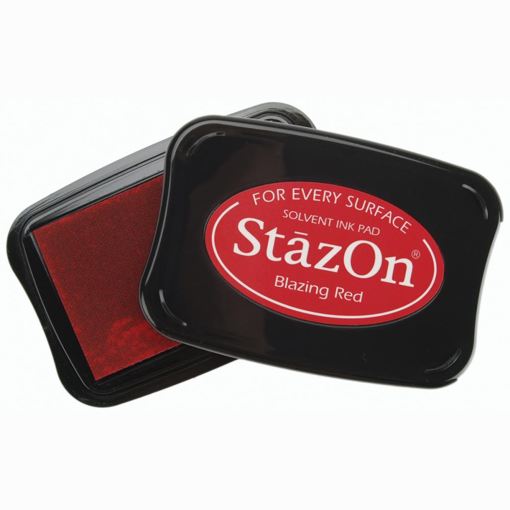 StazOn Solvent Ink Pad- Blazing Red