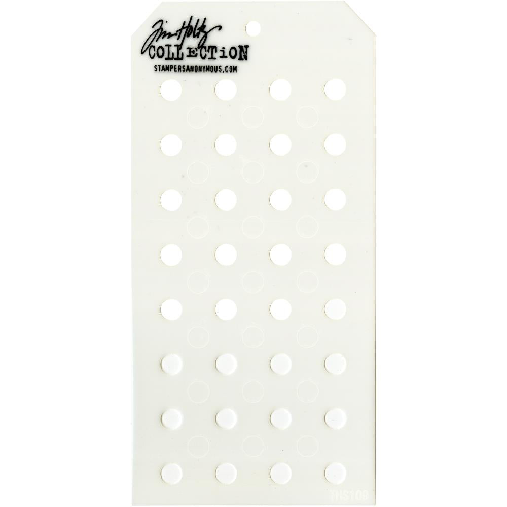 Tim Holtz Layered Stencil - Shifter Dots