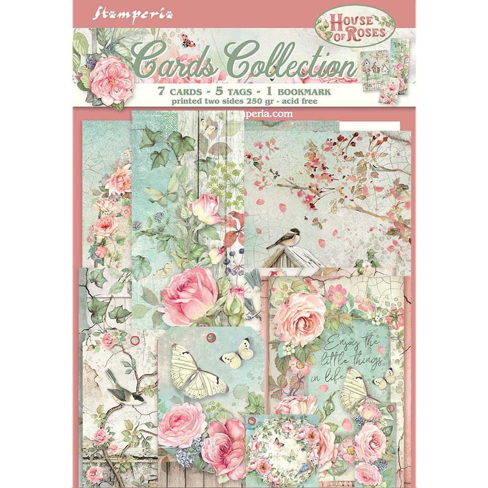 Stamperia Cards Collection - House of Roses