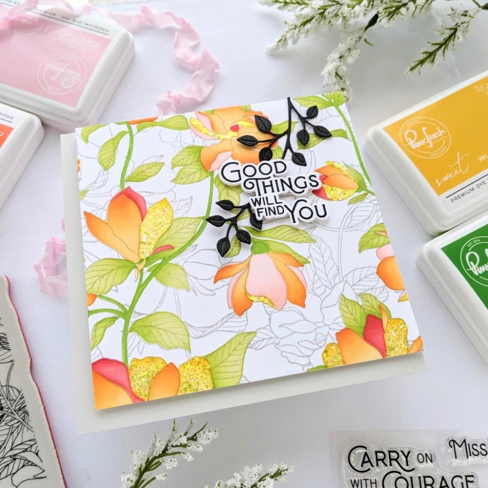 Pinkfresh Studio Clear Stamp Set - Wonderful Sentiments
